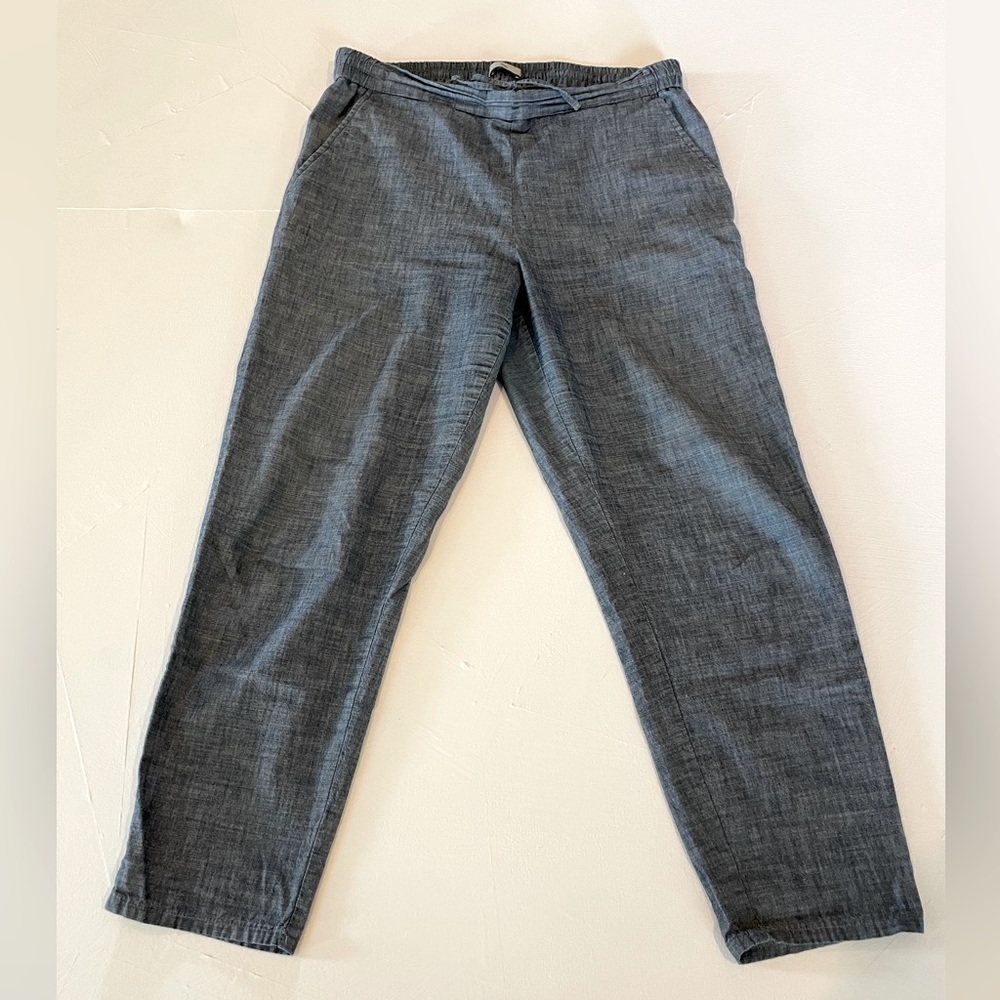 Gap chambray pull-on cotton pants size small